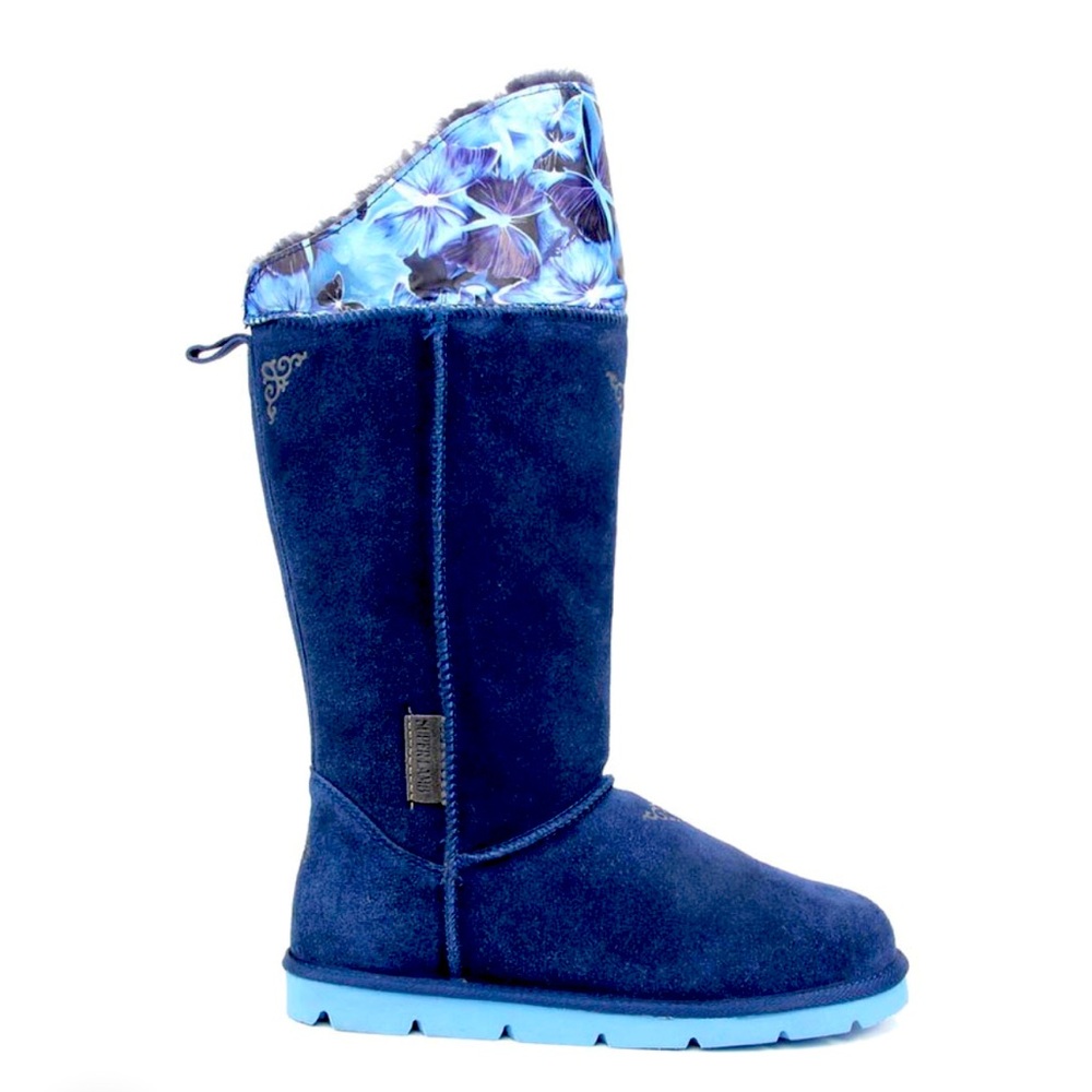 Superlamb women’s mongol boot- blue
